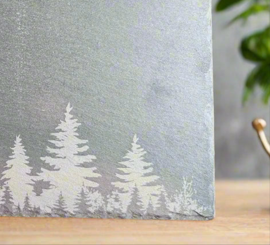 The Forest Line – Natural Slate Serving Board