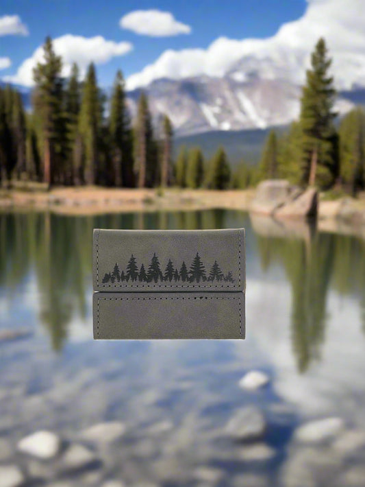 The Forest Line – Engraved Card Case