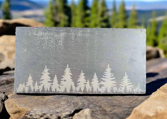 The Forest Line – Natural Slate Serving Board