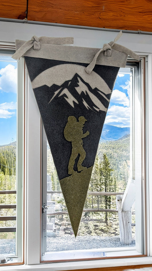 Camp Vibes Felt Pennant